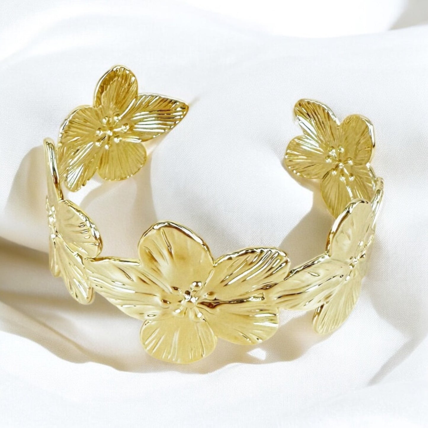 Anémone - Bracelet manchette